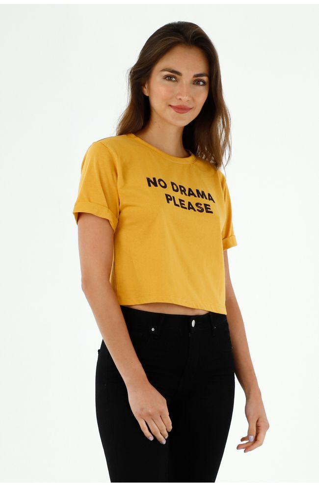 tshirt-para-mujer-topmark-amarillo
