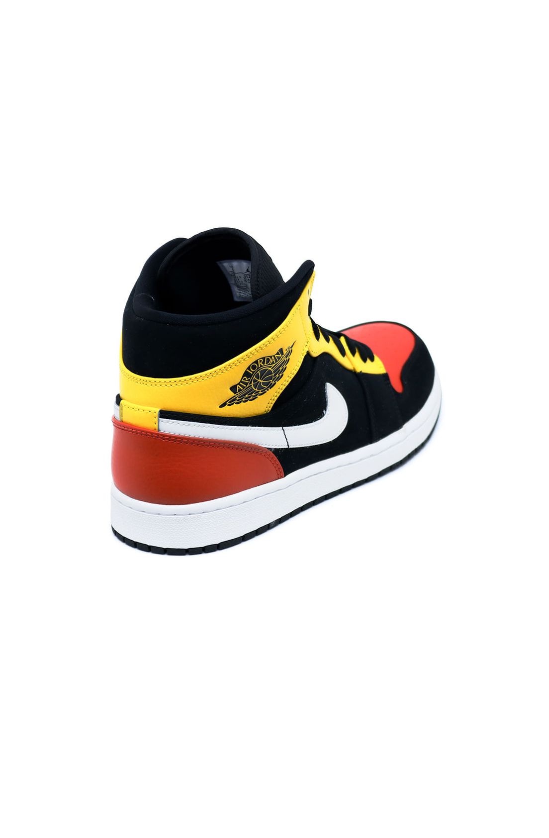 Bota Air Jordan 1 Mid - Hombre - Negro - Nike - Tennis