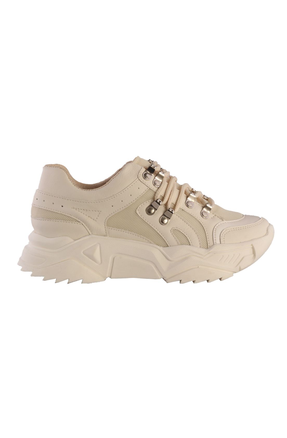 Tenis beige para mujer enzo - Mercedes Campuzano - Tennis