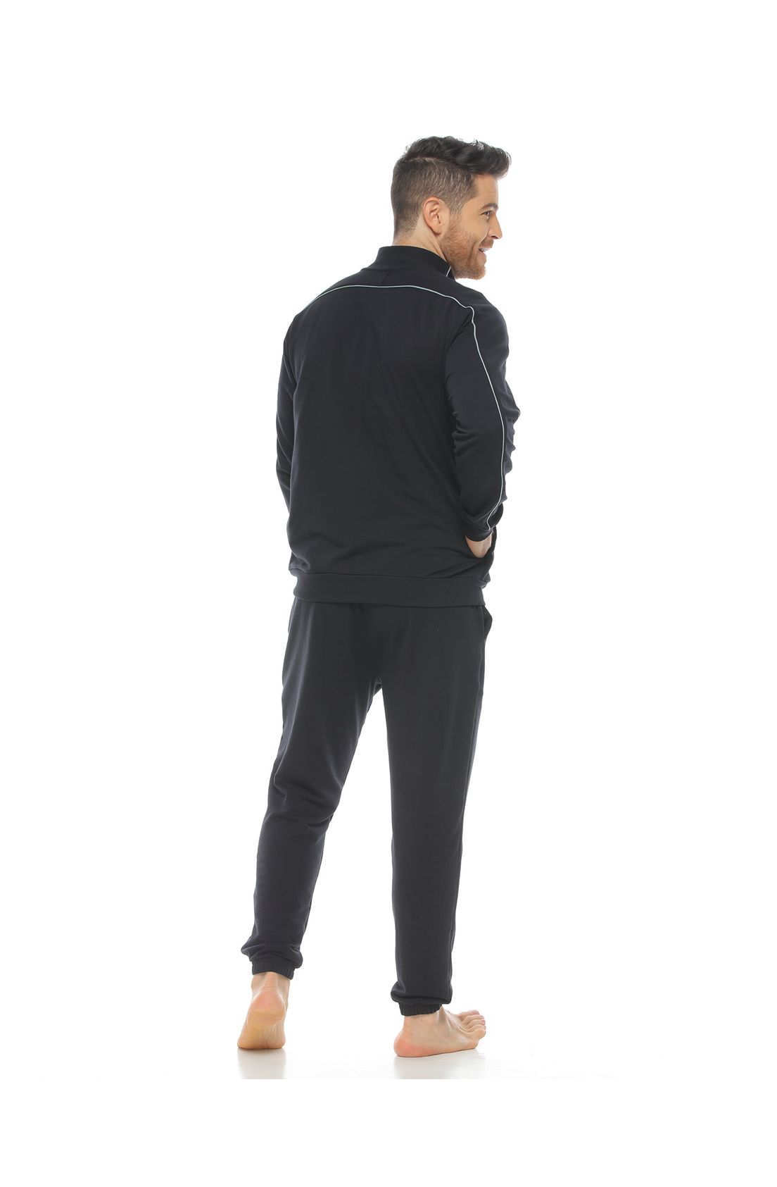 Pantalón Jogger, Color Negro Para Hombre - Tennis