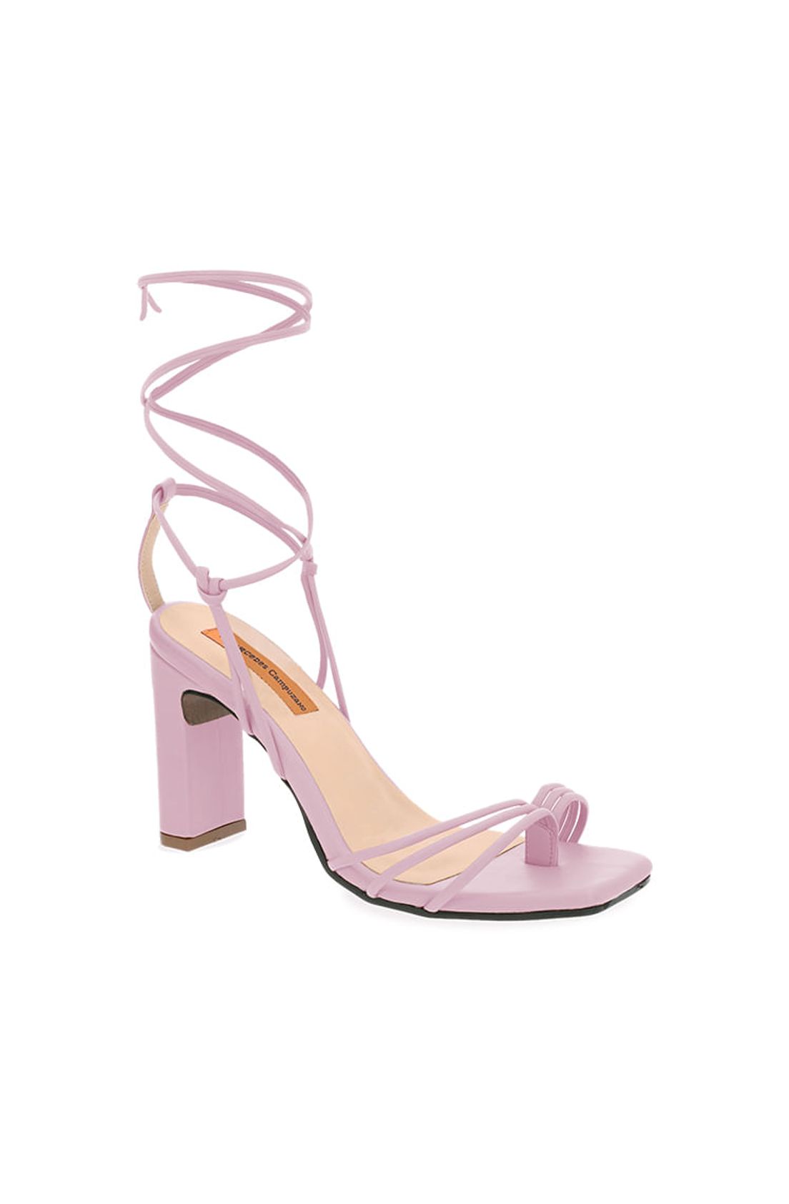 Sandalia tacon lila para mujer maze - Tennis