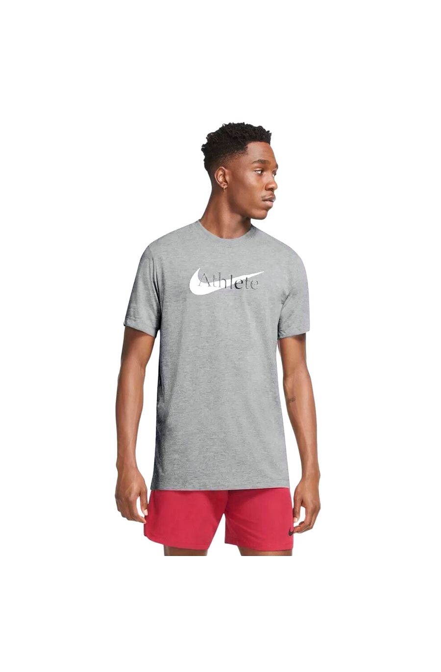 camisetas nike hombre gris