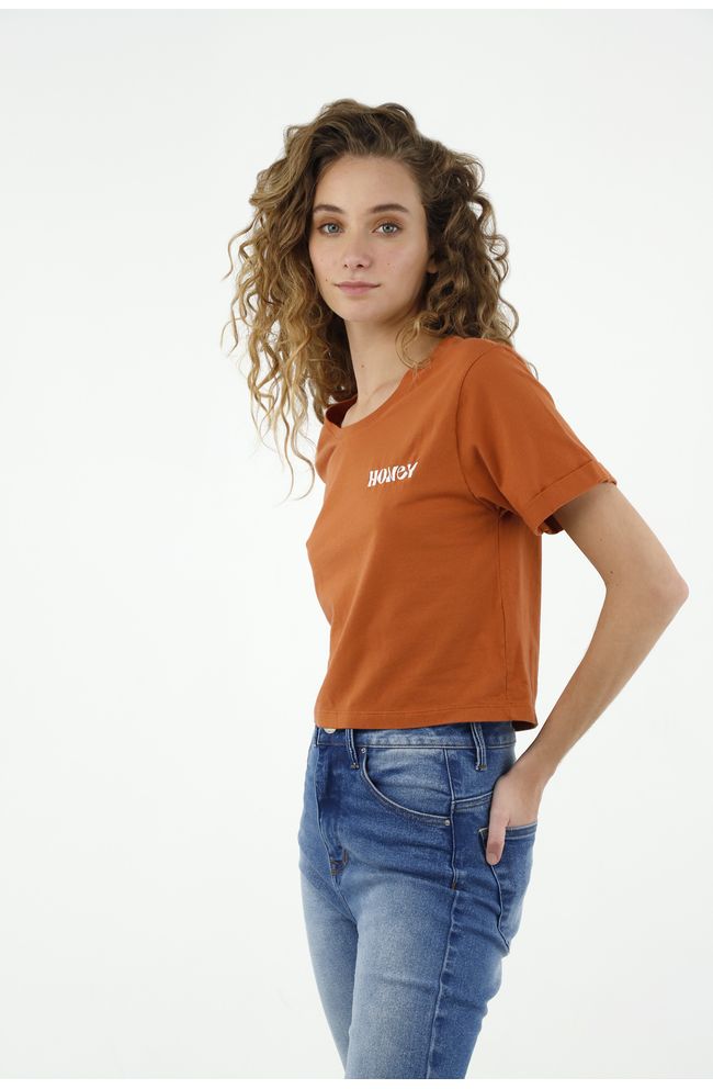 tshirt-para-mujer-topmark-naranja