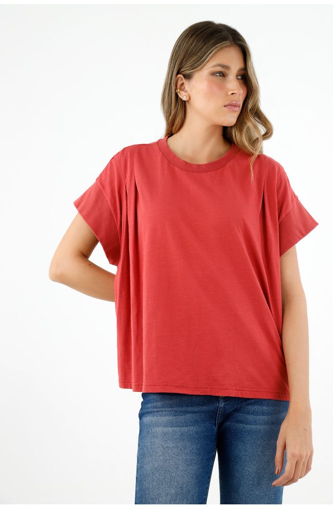 tshirt-para-mujer-topmark-rojo