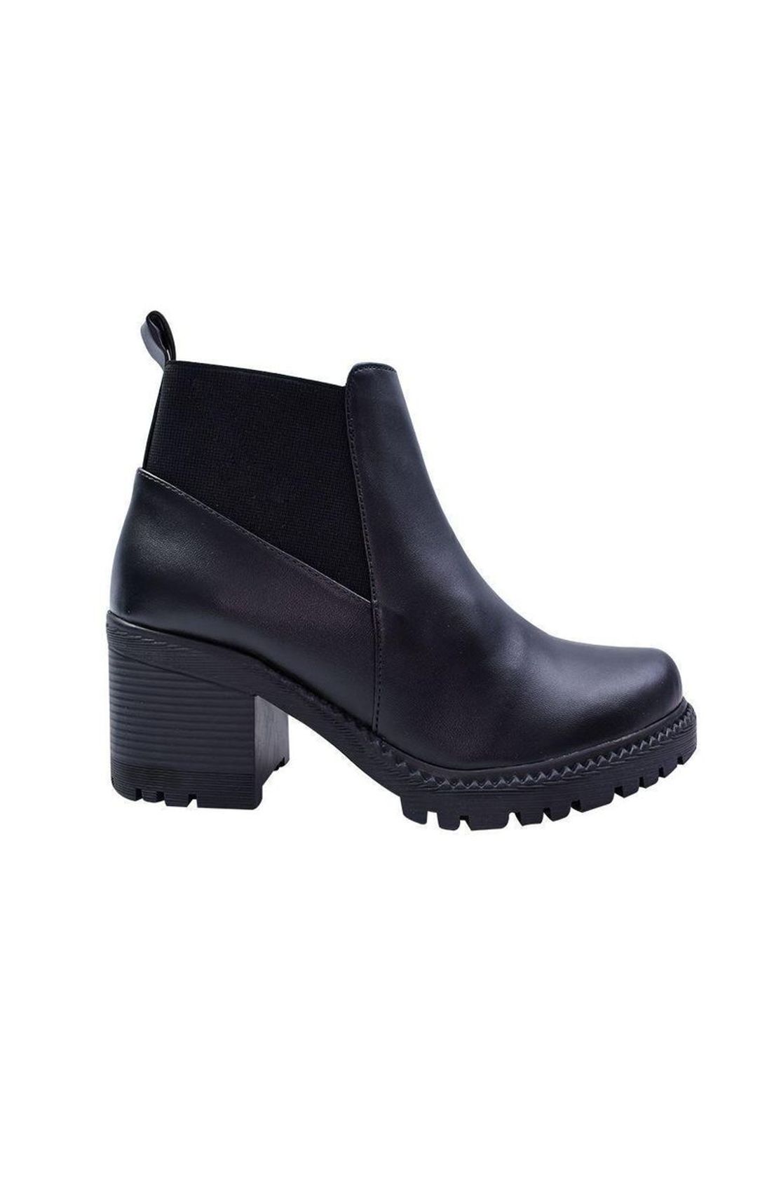 Botin elastico negro para mujer eliseo - Mercedes Campuzano - Tennis