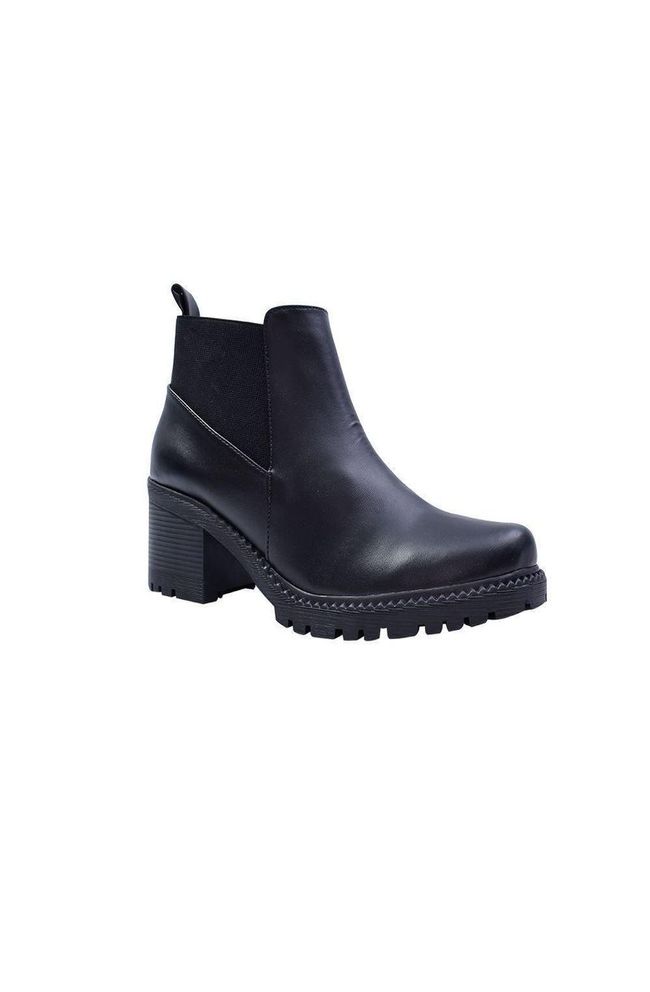 Botin elastico negro para mujer eliseo - Mercedes Campuzano - Tennis