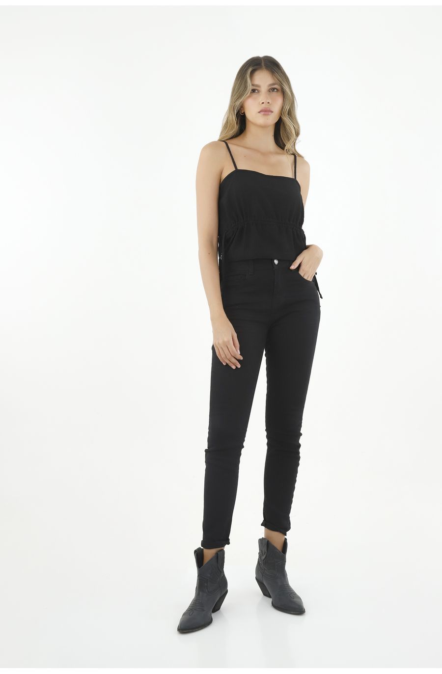Camiseta negra para mujer