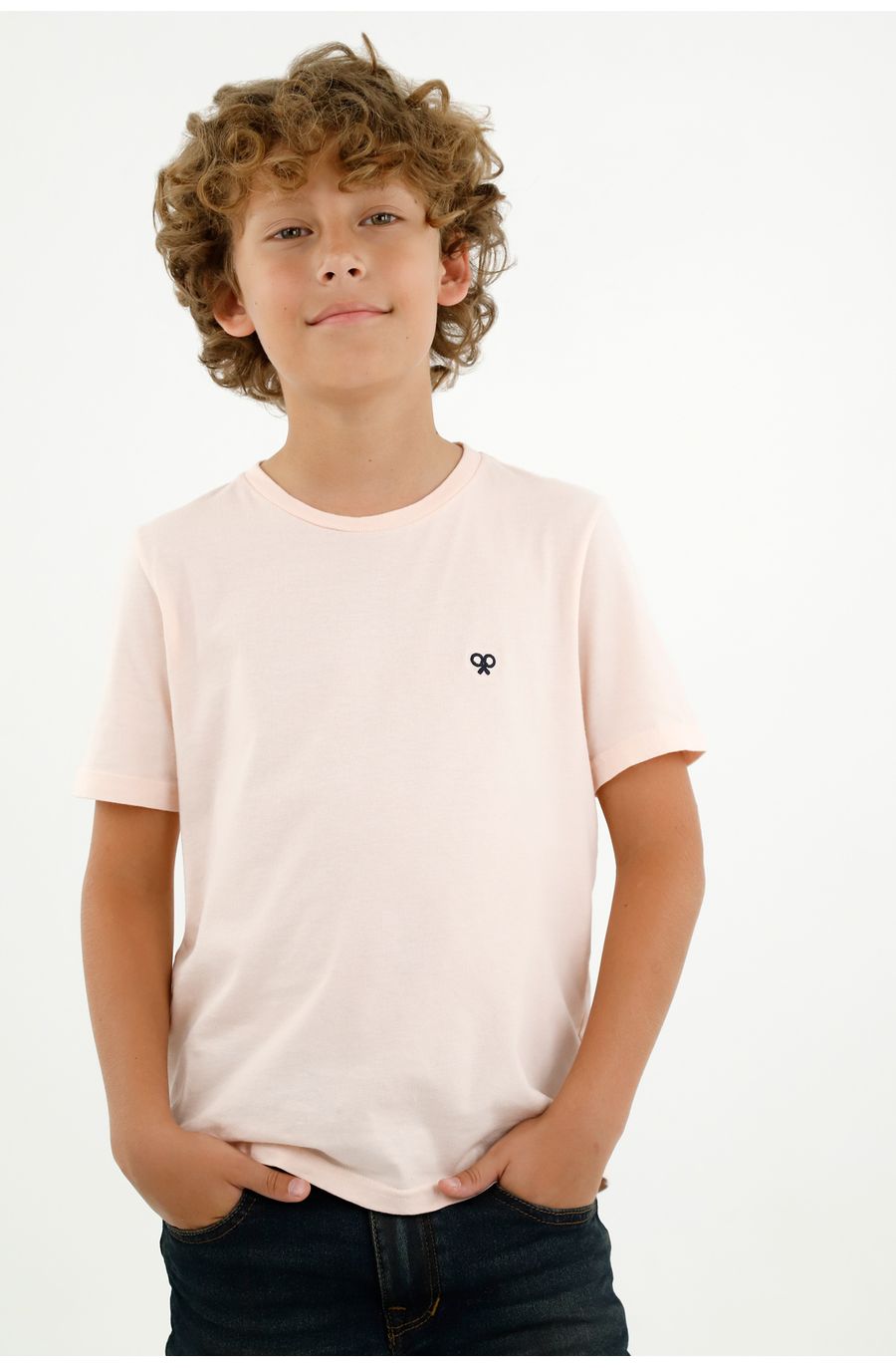 Camiseta rosada para niño