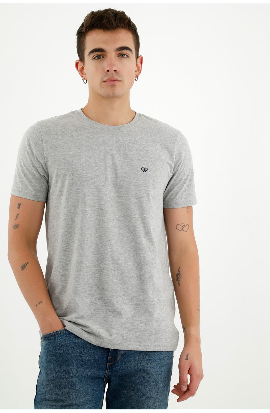 Camiseta gris para hombre
