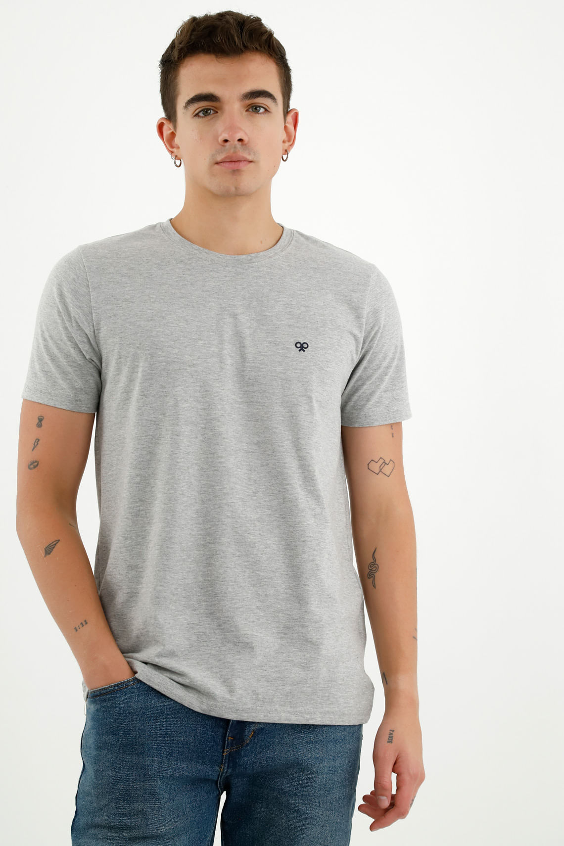 Camiseta gris para hombre