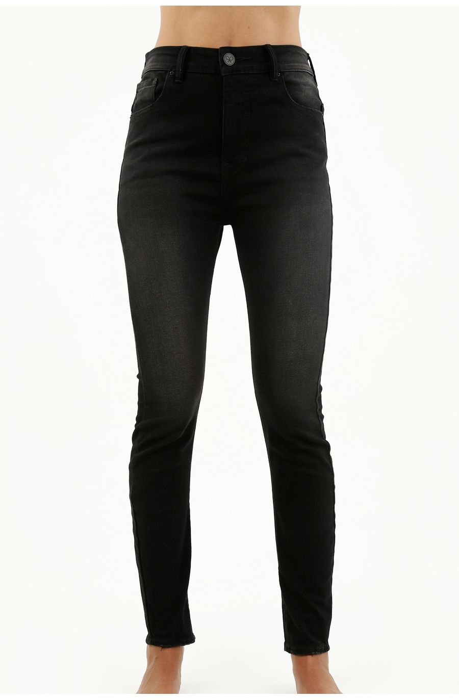 Jean Jegging negro para mujer