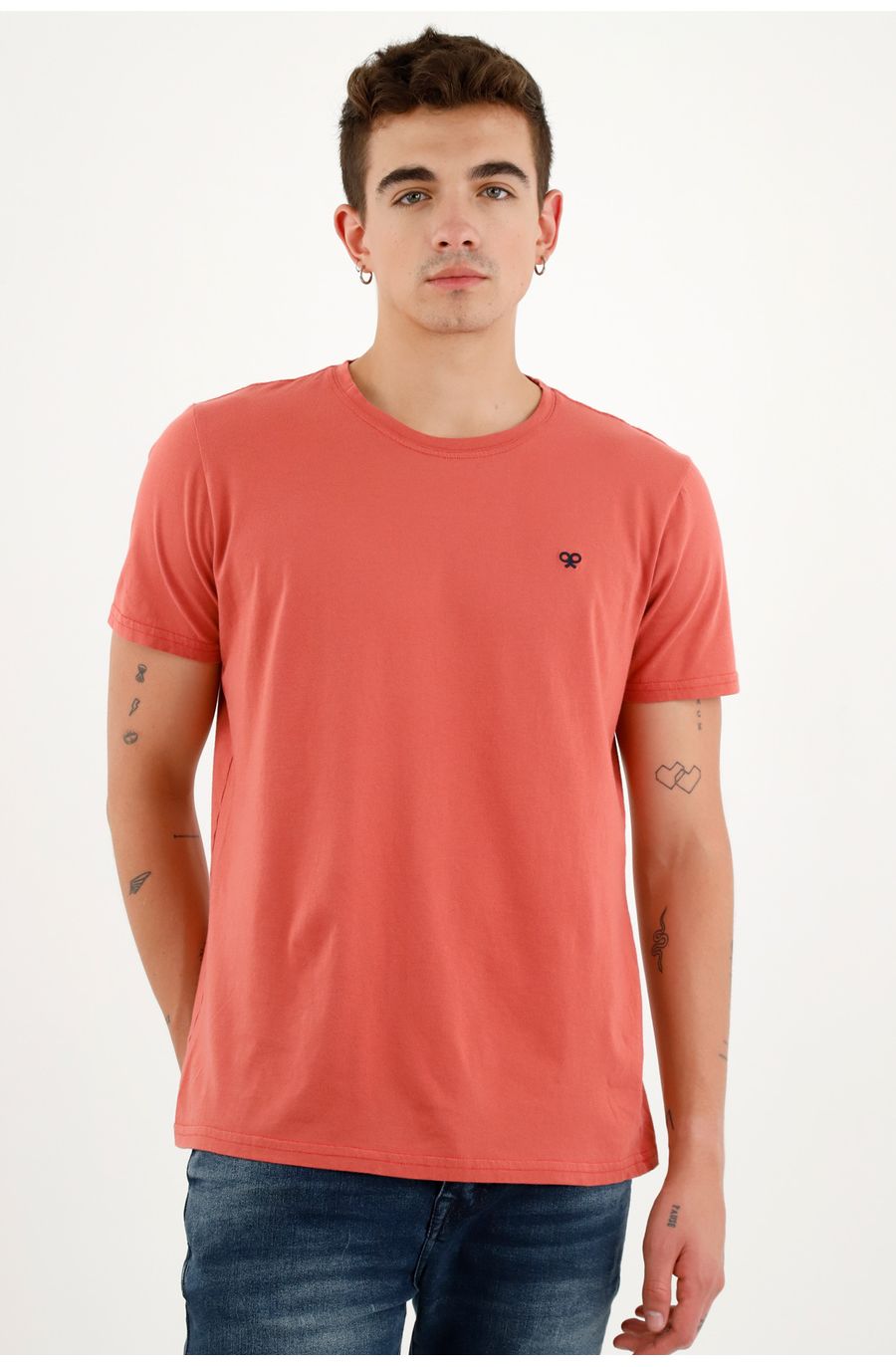 Camiseta naranja para hombre