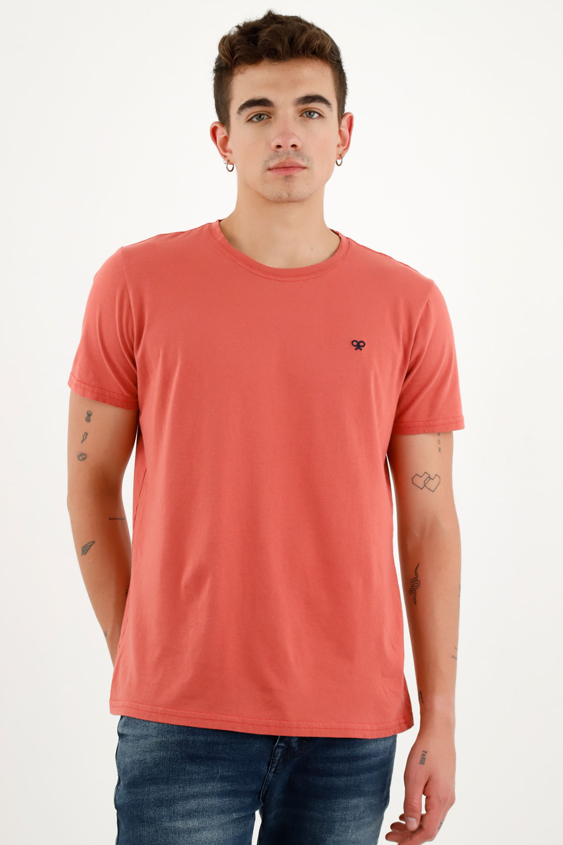 Camiseta naranja para hombre