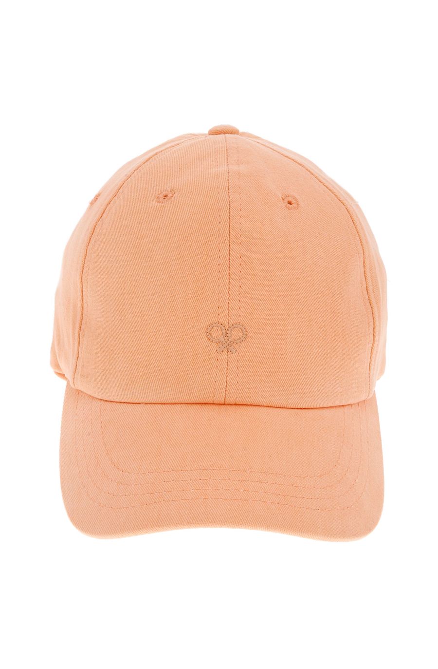 Gorra naranja con bordado para hombre