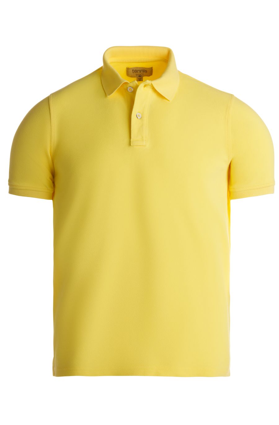 Polo para hombre amarilla personalizable