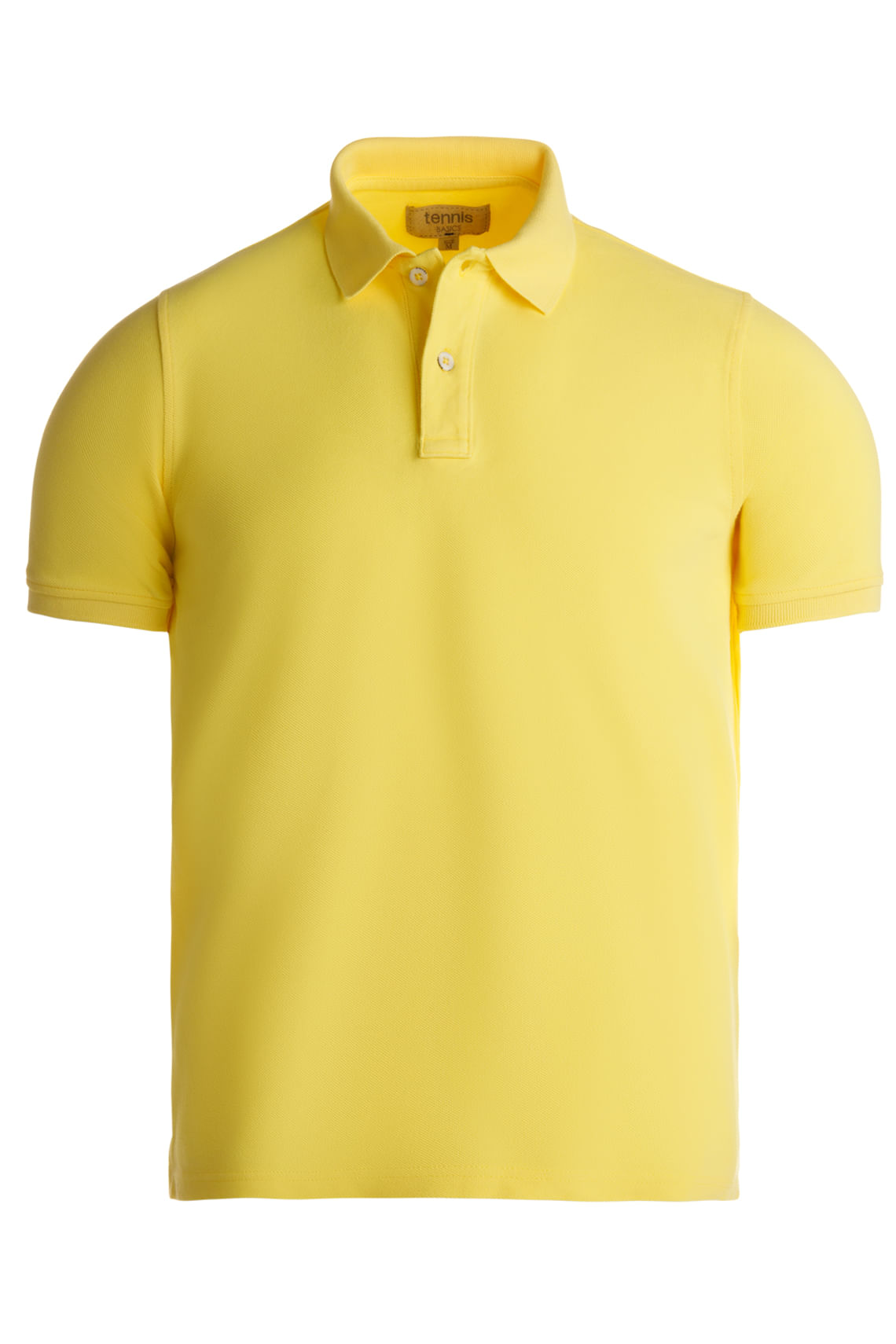 Polo para hombre amarilla personalizable