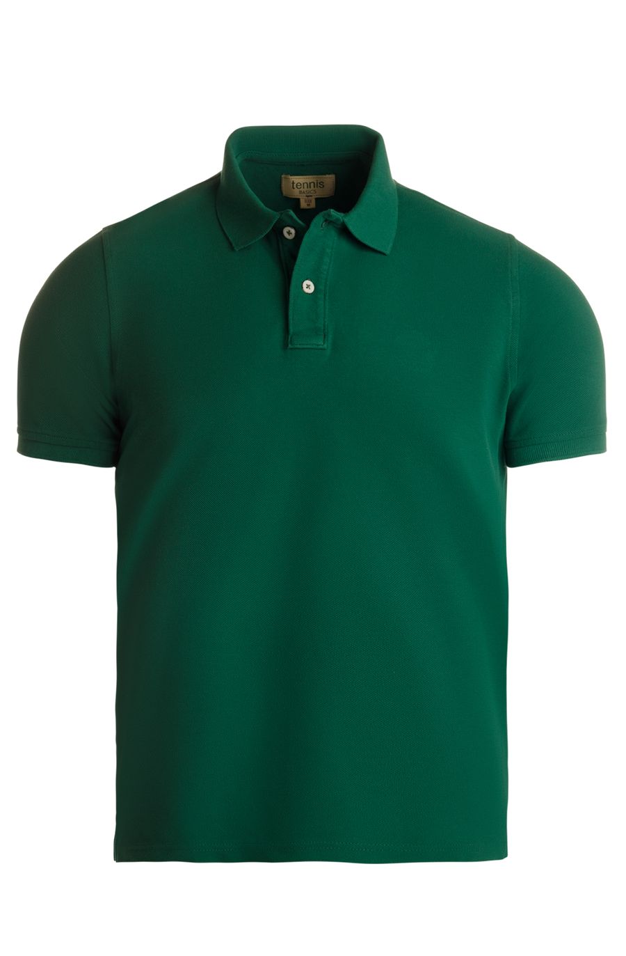 Polo para hombre verde personalizable.