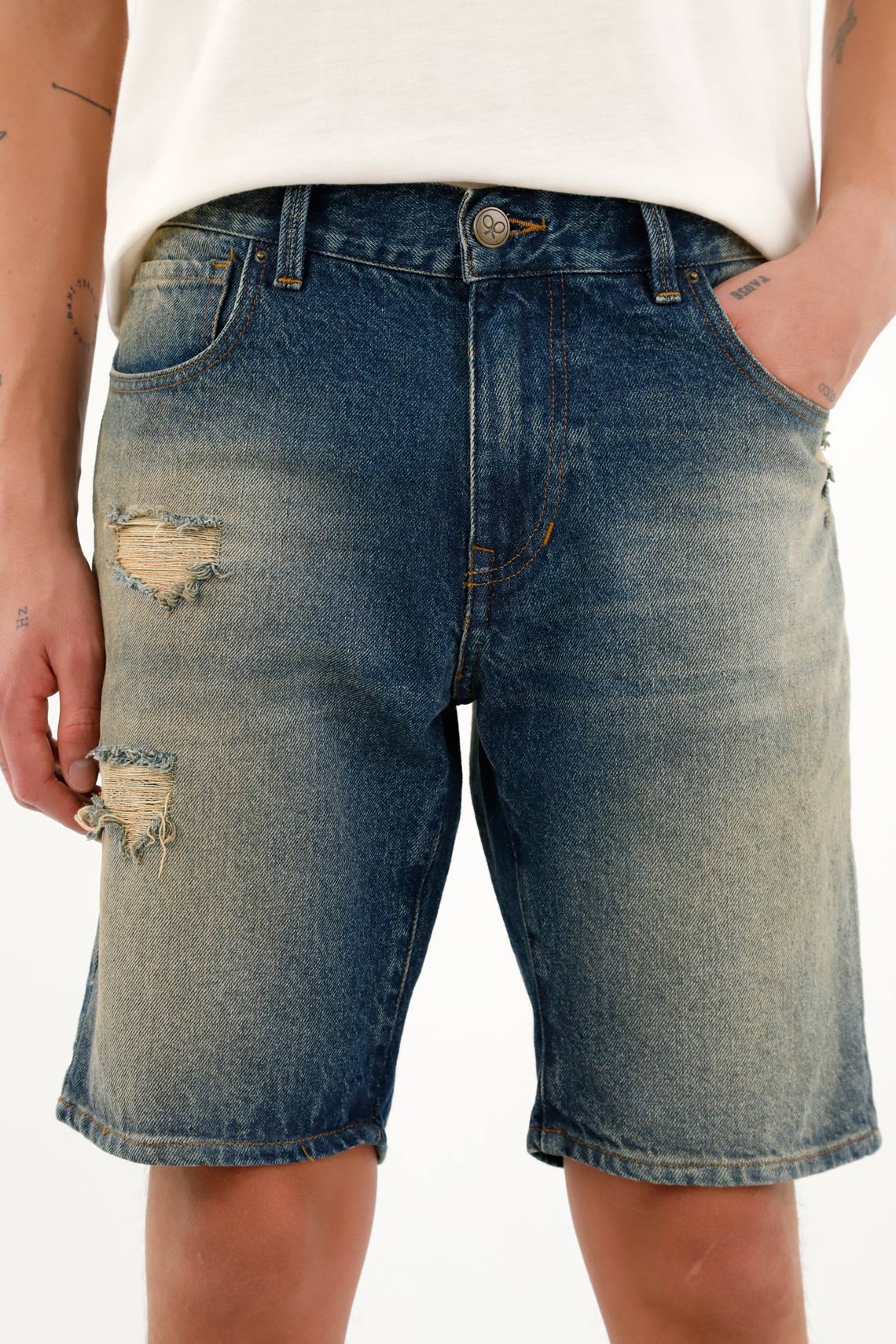 Bermudas en jean fashion para hombre