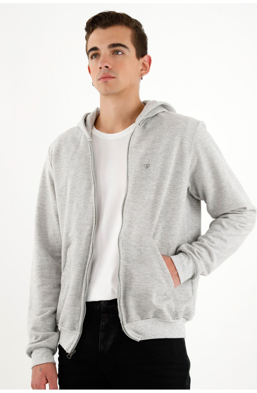 Buzo gris para hombre