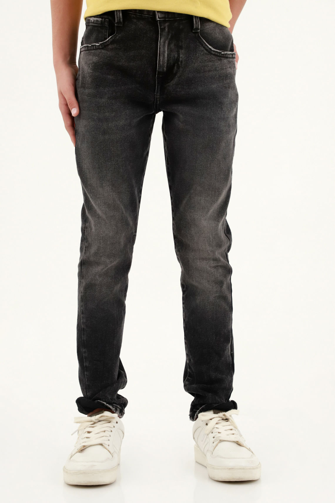 Jean Slim negro para niño