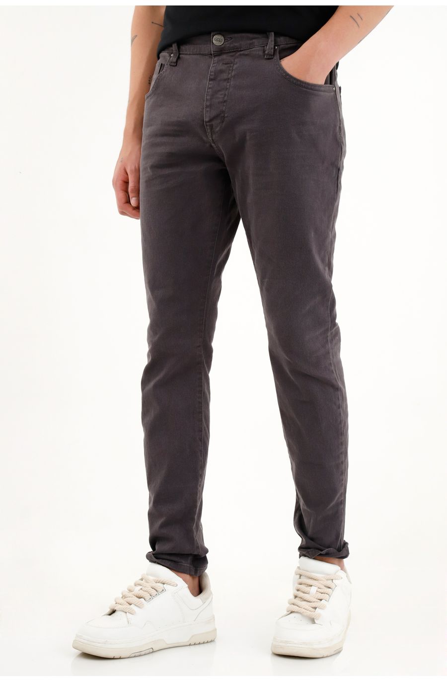 Pantalón skinny gris para hombre