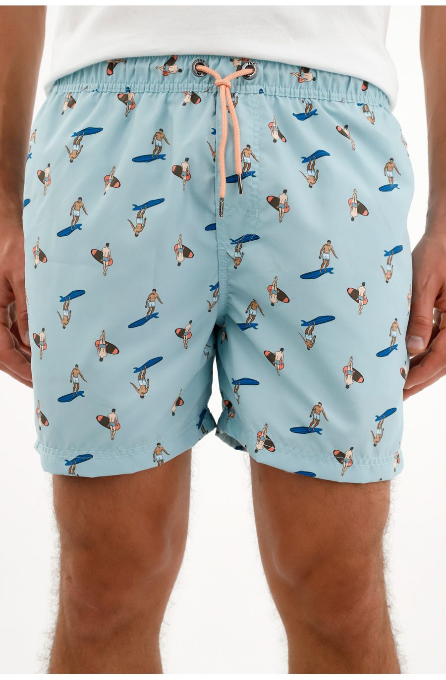 Pantaloneta estampada para hombre