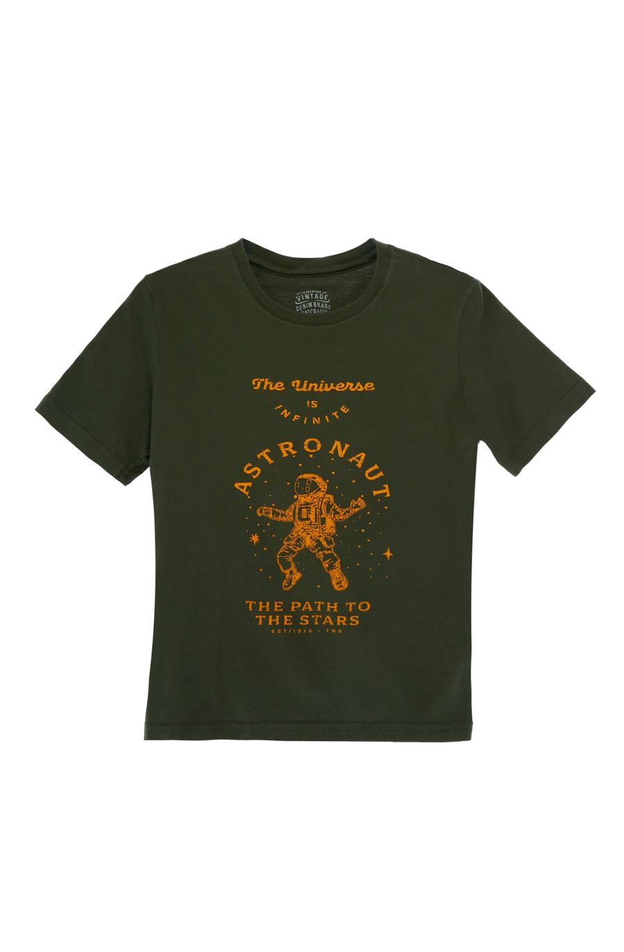 Camiseta estampada verde para niño