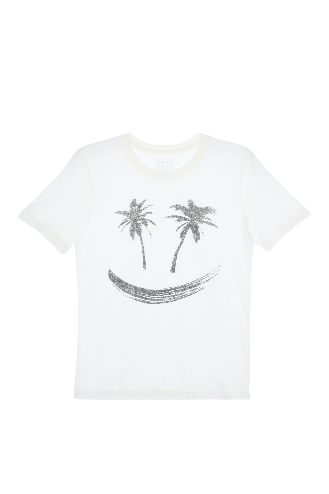 Camiseta estampada crudo para niño