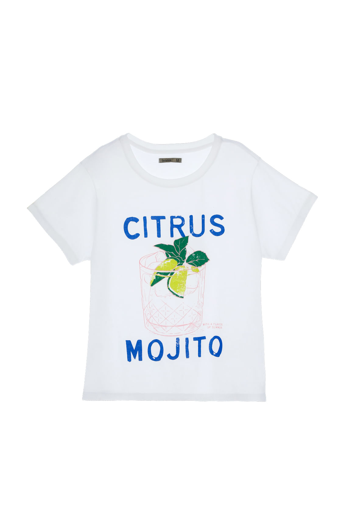 Camiseta básica blanca para mujer