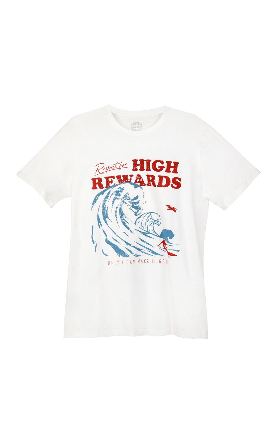 Camiseta manga corta blanca para hombre