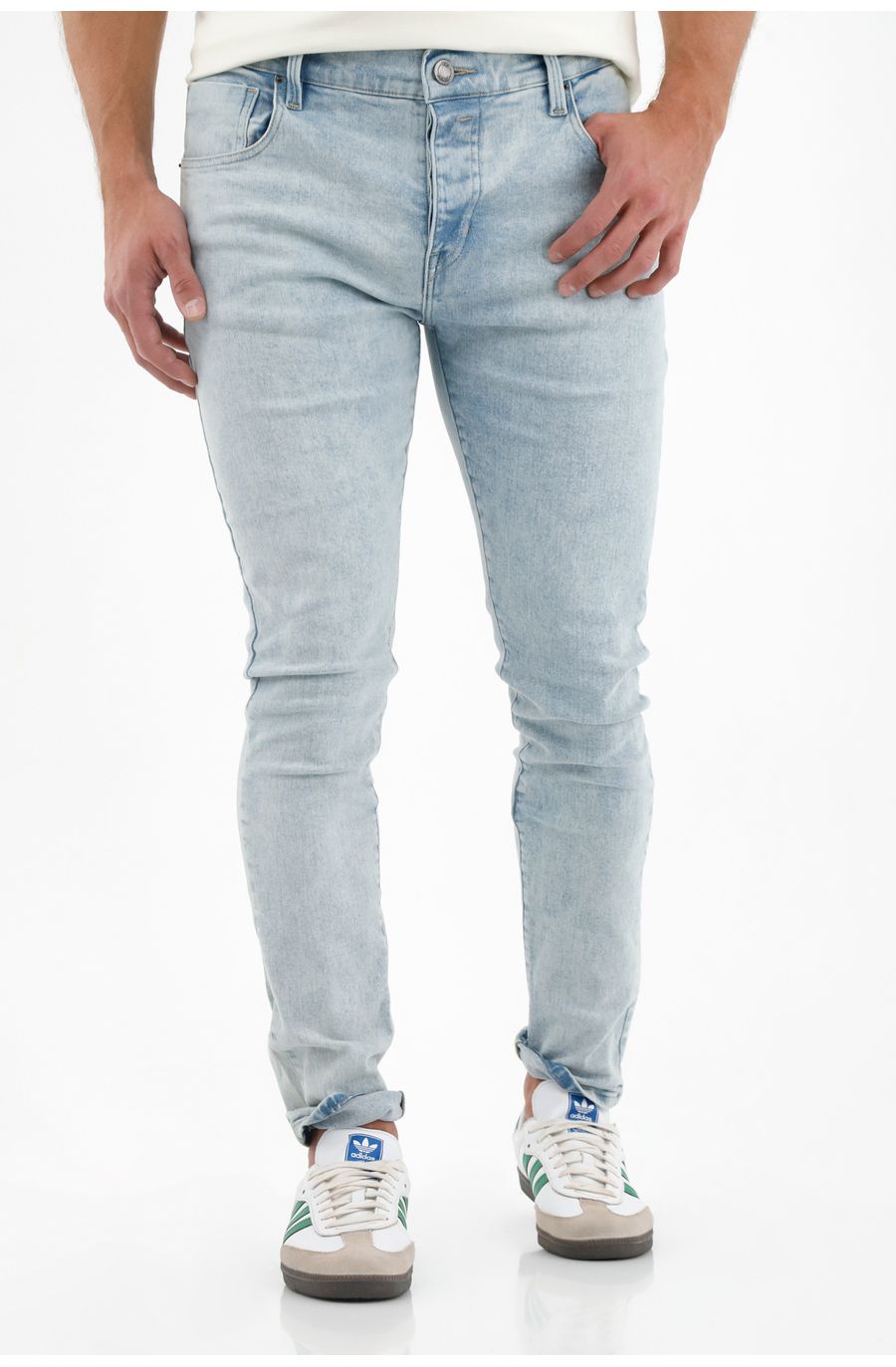 Jean Skinny azul para hombre