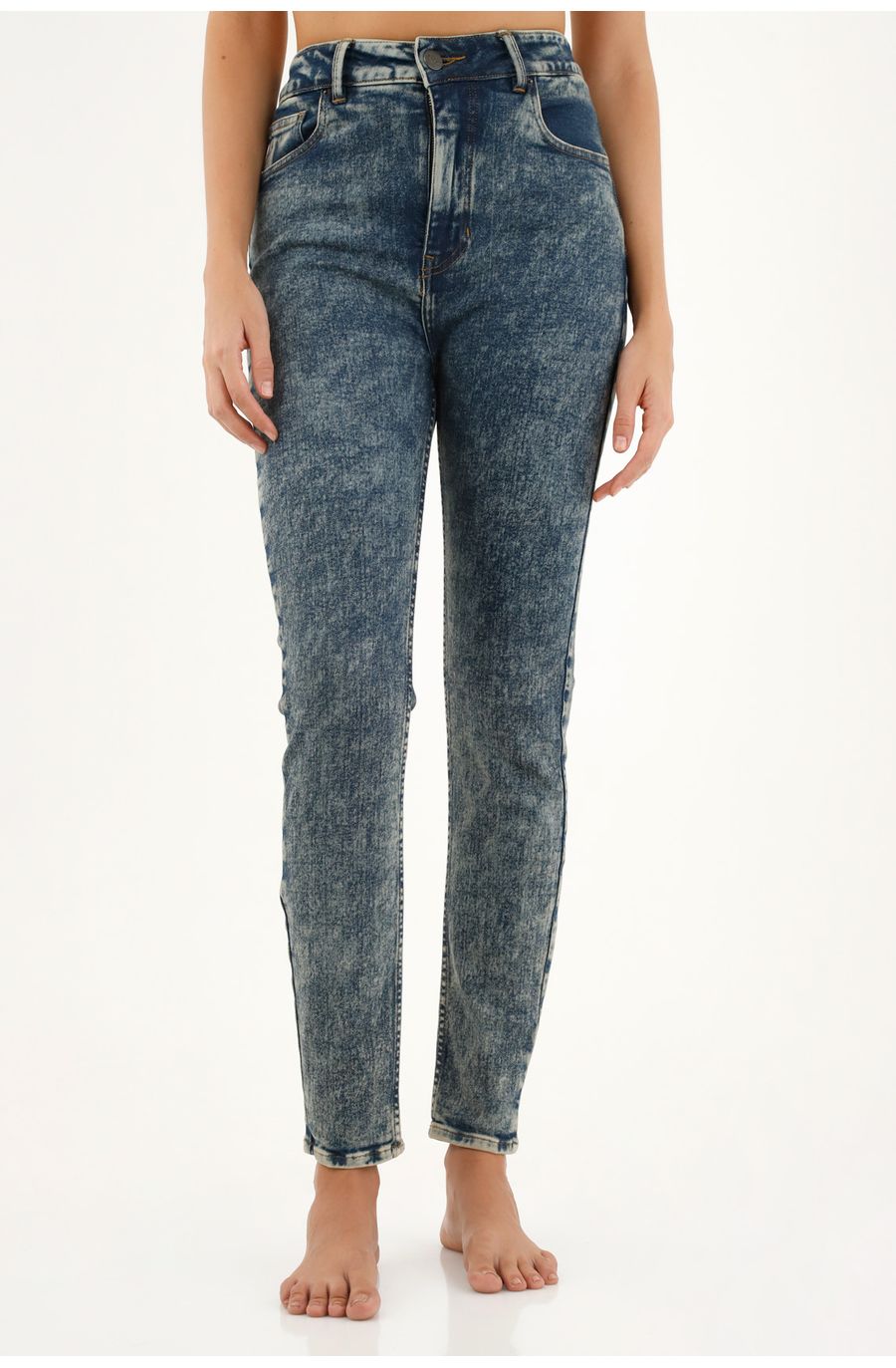 Jean azul tipo Jegging para mujer