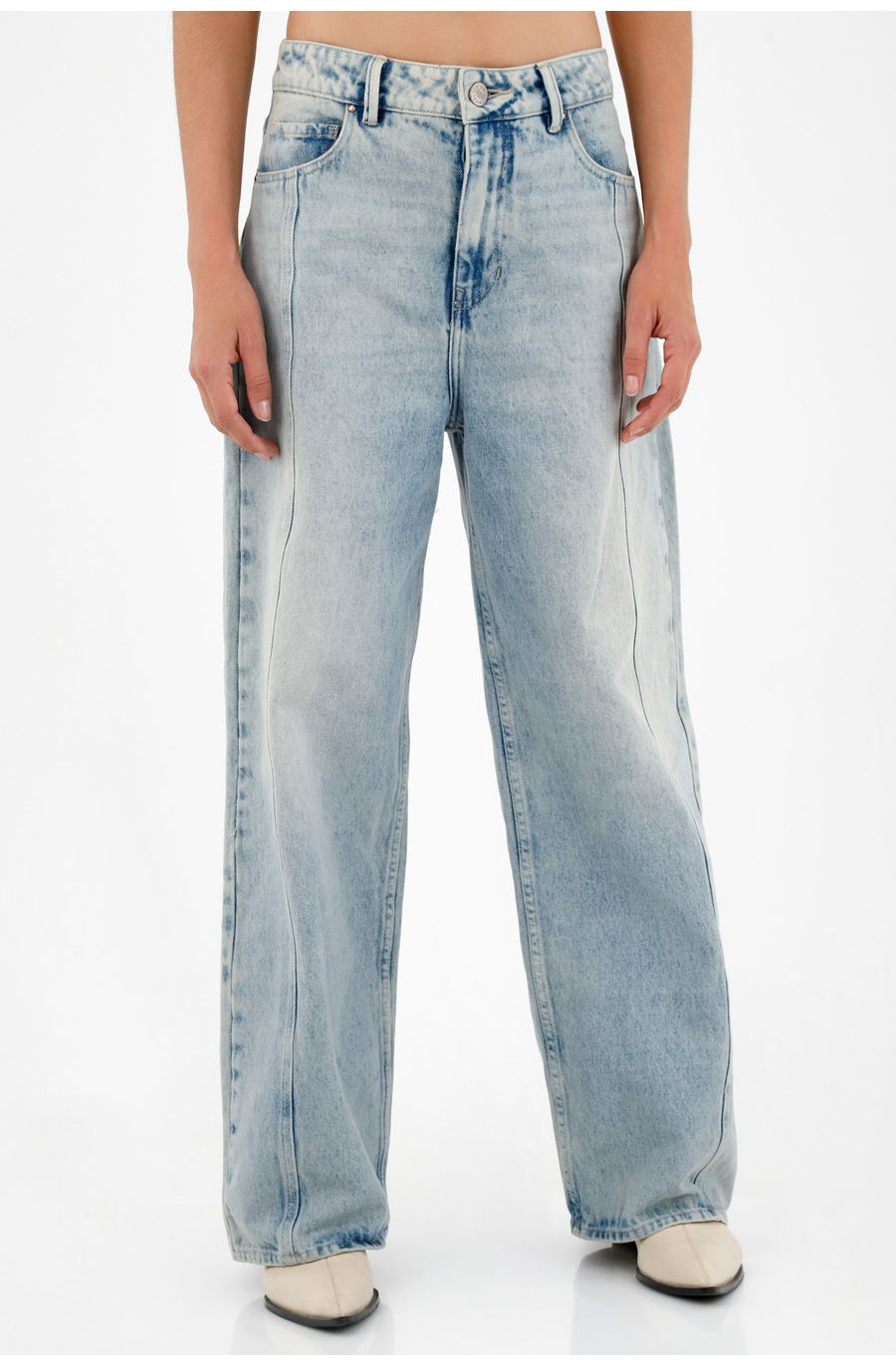 Jean Wide Leg azul para mujer