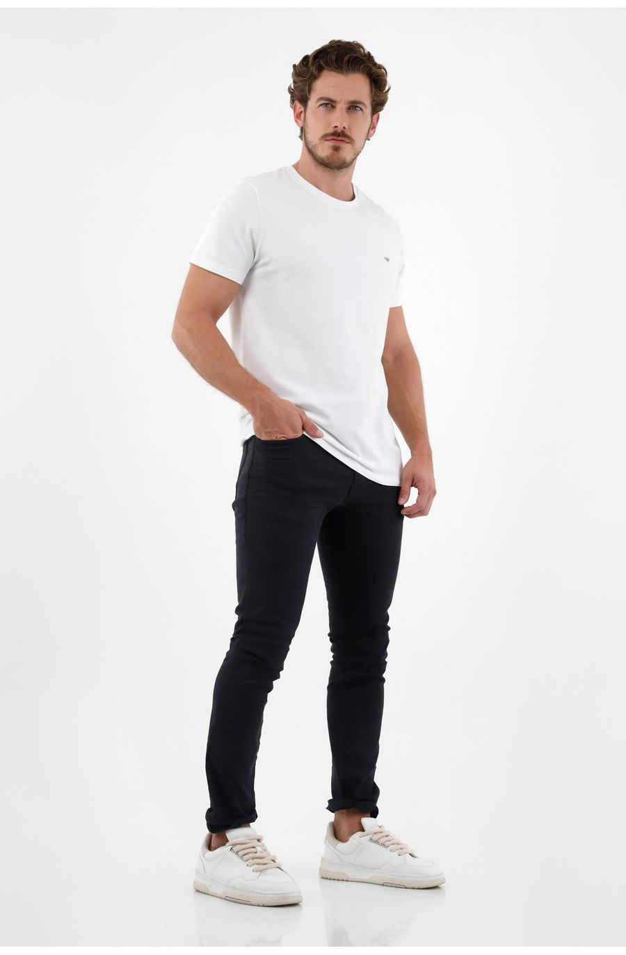 Pantalón Slim negro para hombre