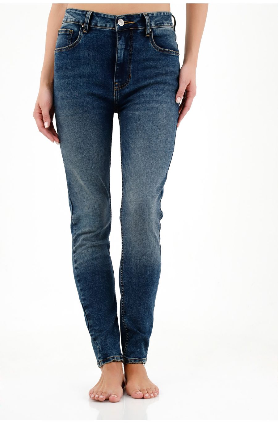 Jean azul tipo Jegging para mujer