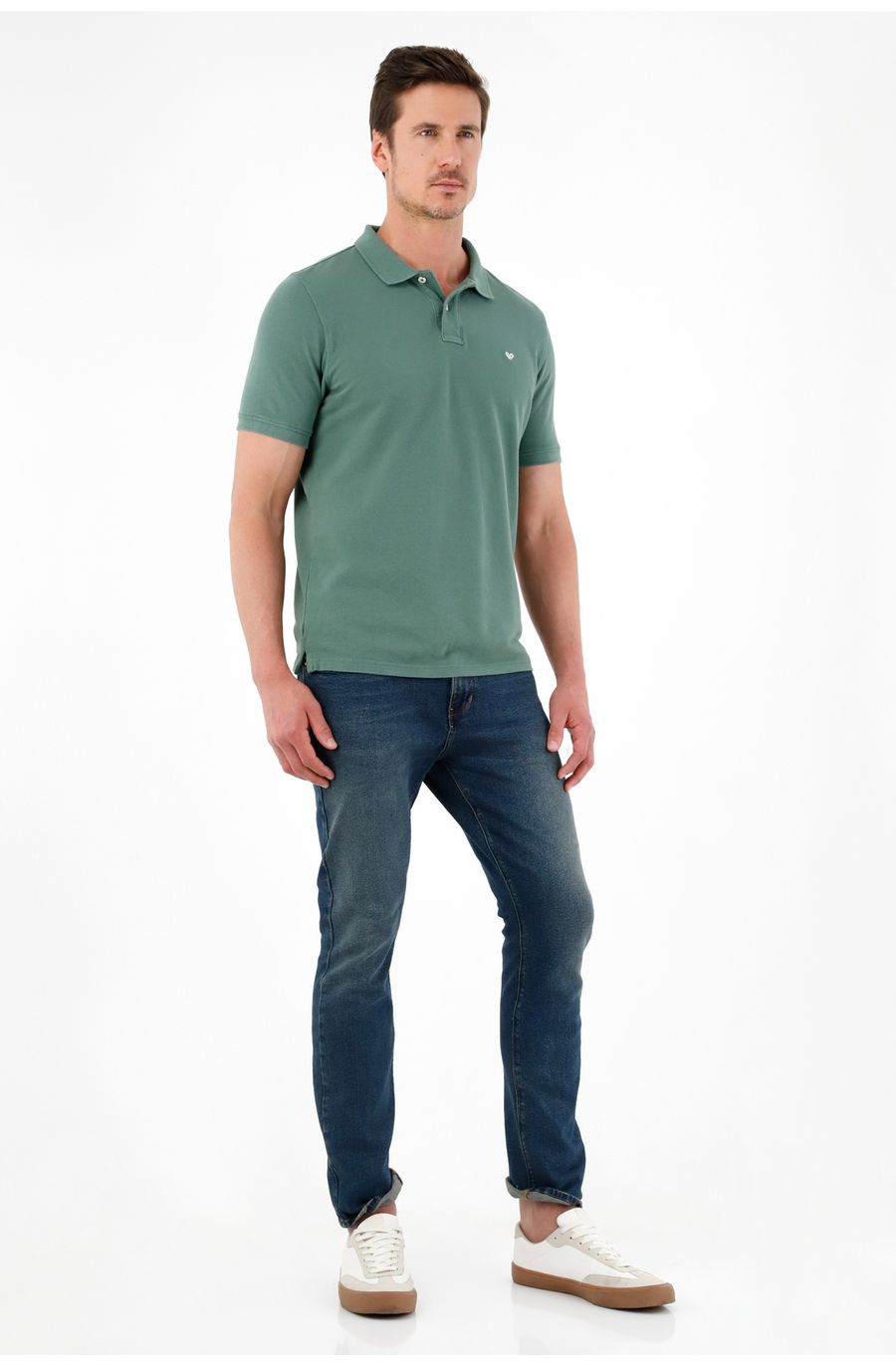 Jean Nudy azul tono oscuro para hombre