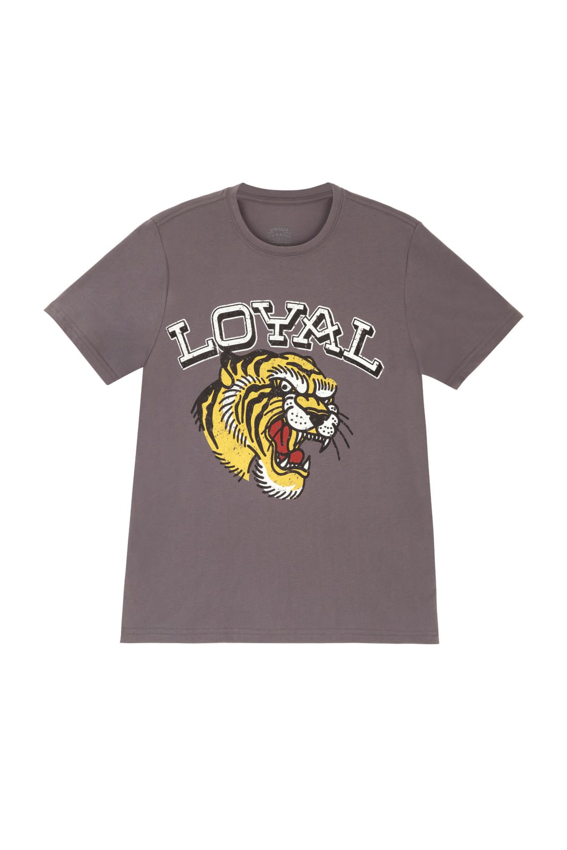 Camiseta gris estampada para hombre