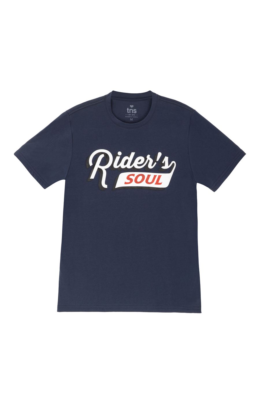 Camiseta azul estampada para hombre