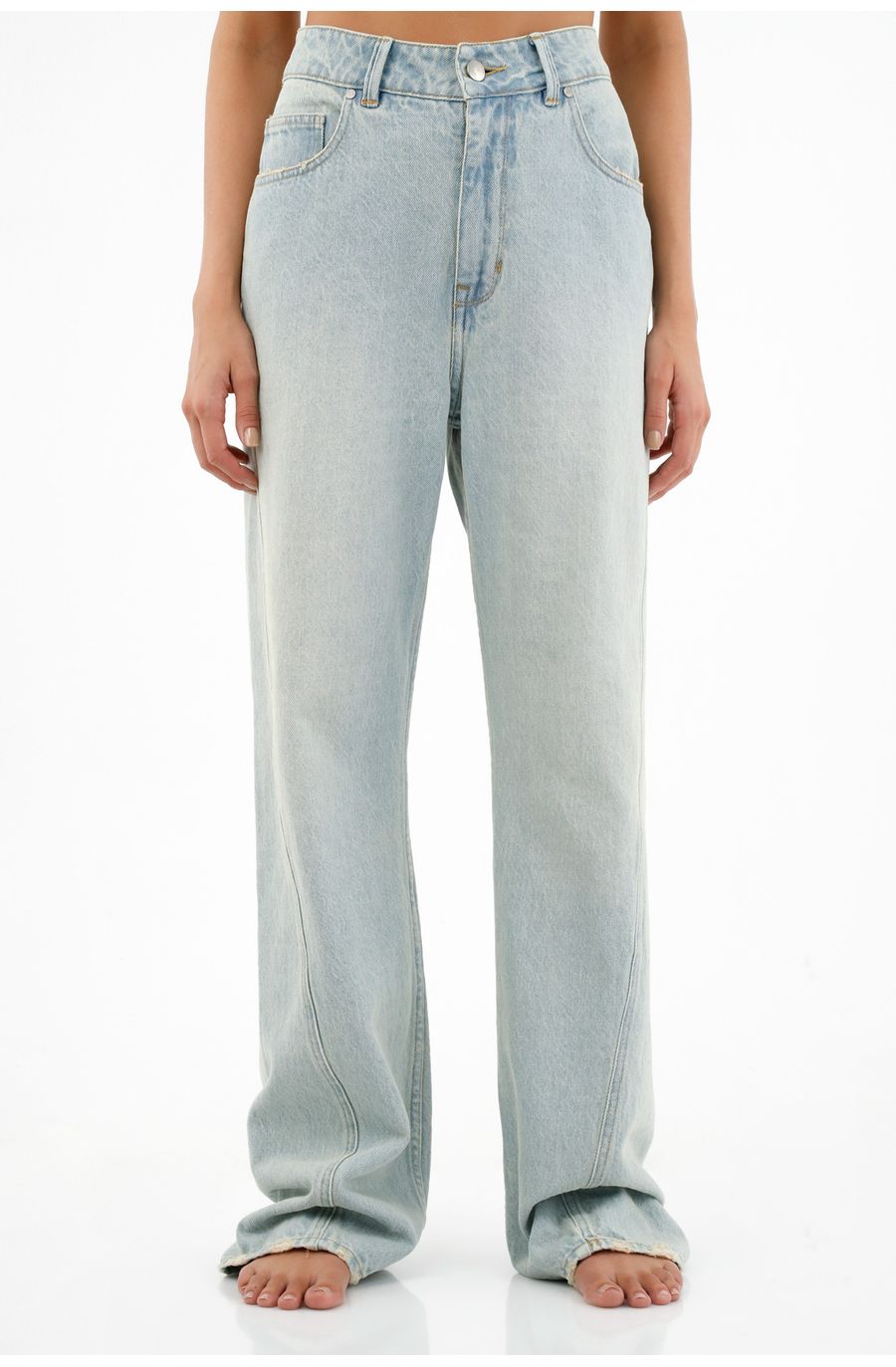 Jean Recto tono claro para mujer