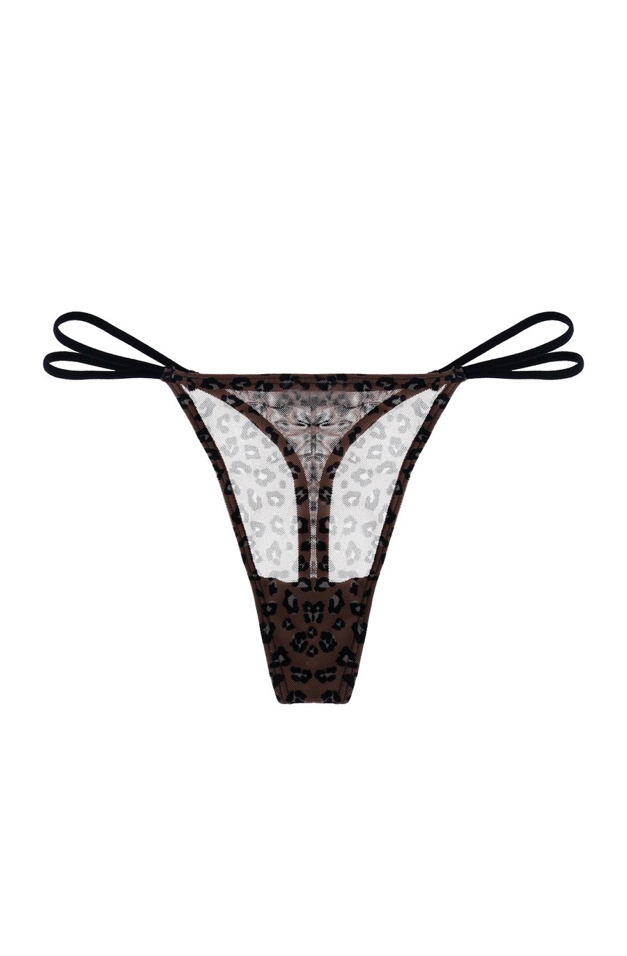 Panty tipo tanga animal print para mujer