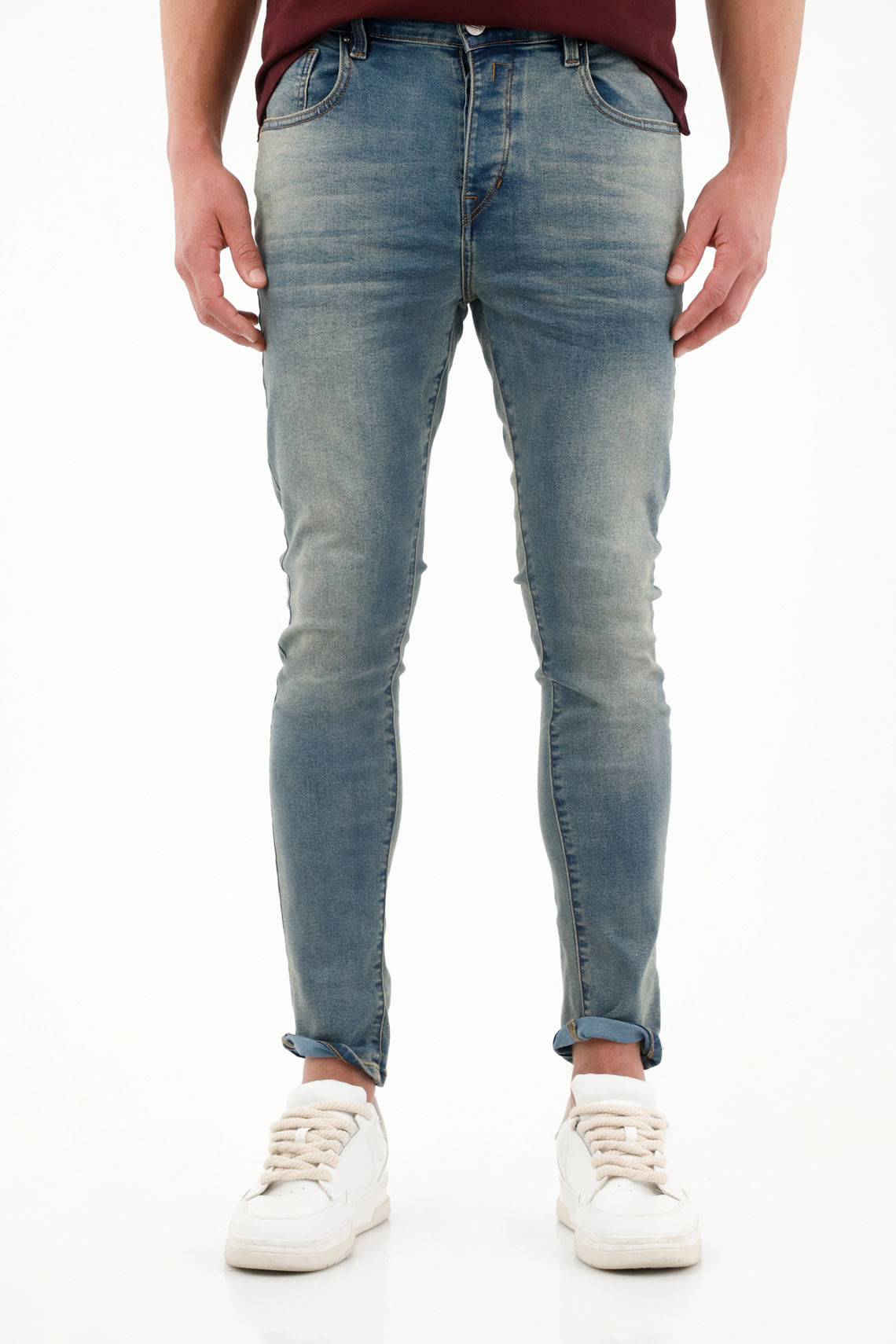 Jean azul Super Skinny para hombre