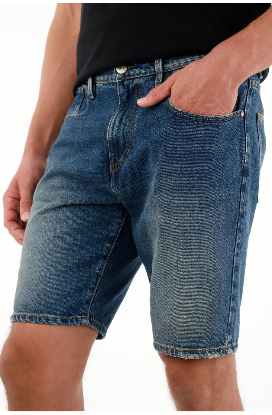 Bermuda azul nudy para hombre