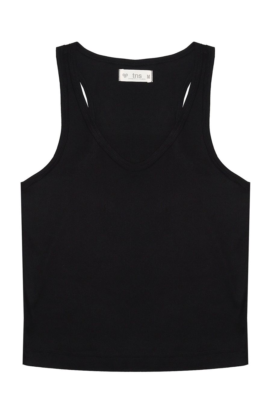 Camiseta tipo esqueleto negra para mujer