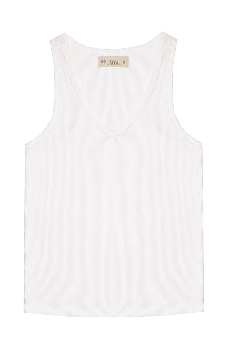 Camiseta tipo esqueleto crudo para mujer