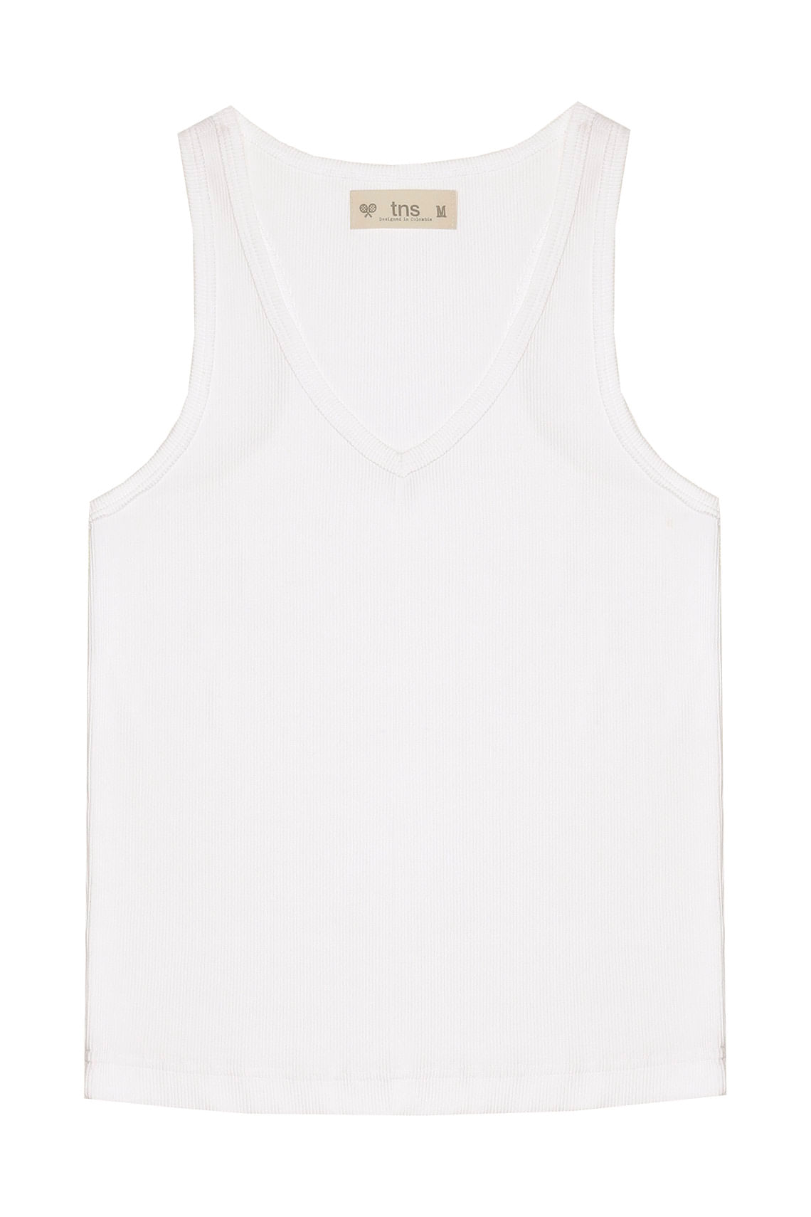 Camiseta tipo esqueleto crudo para mujer
