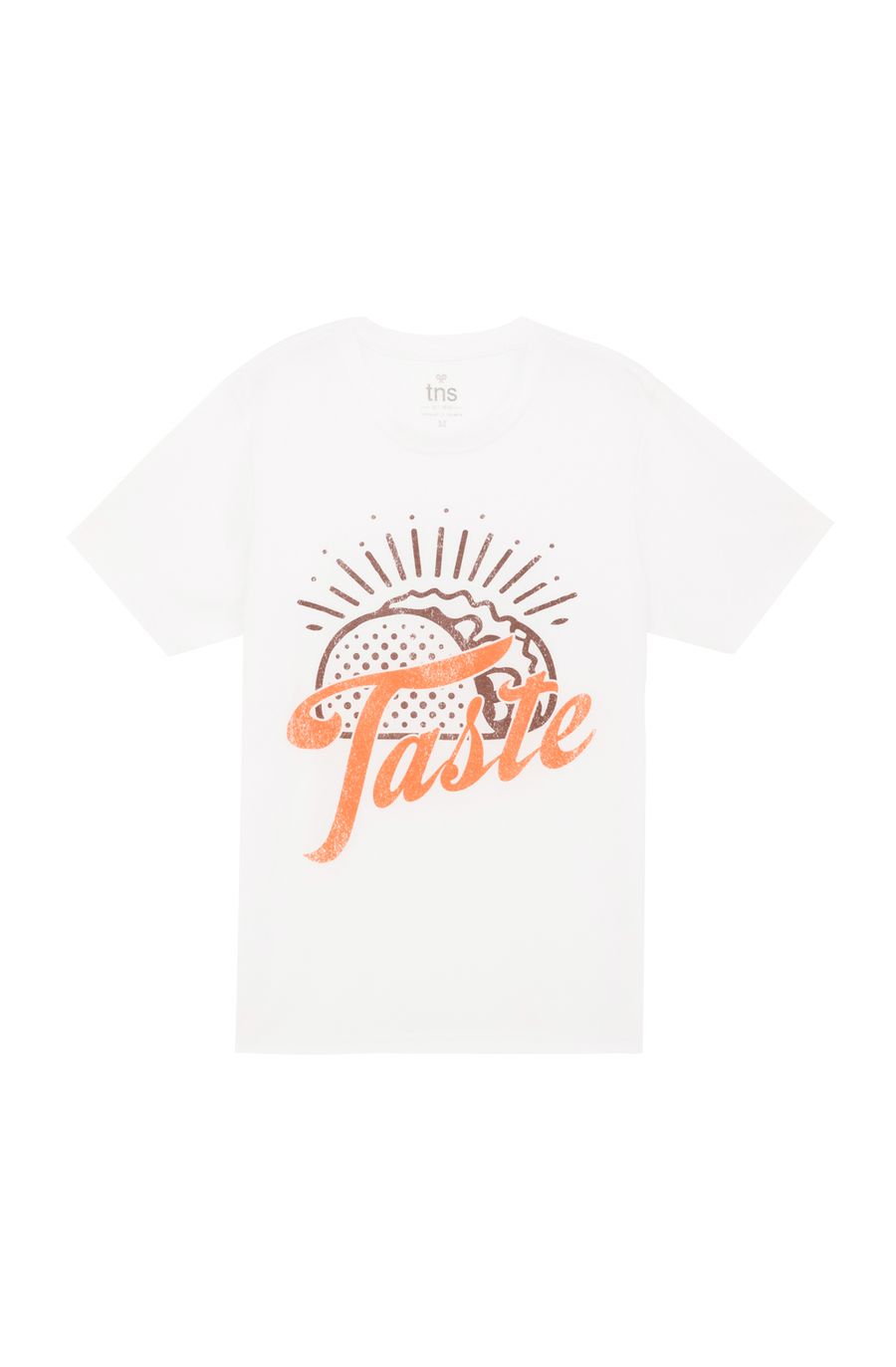 Camiseta blanca básica de manga corta para hombre