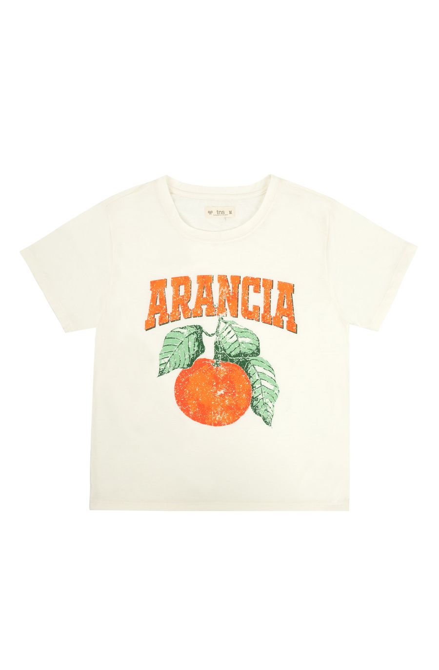 Camiseta crudo estampada para mujer