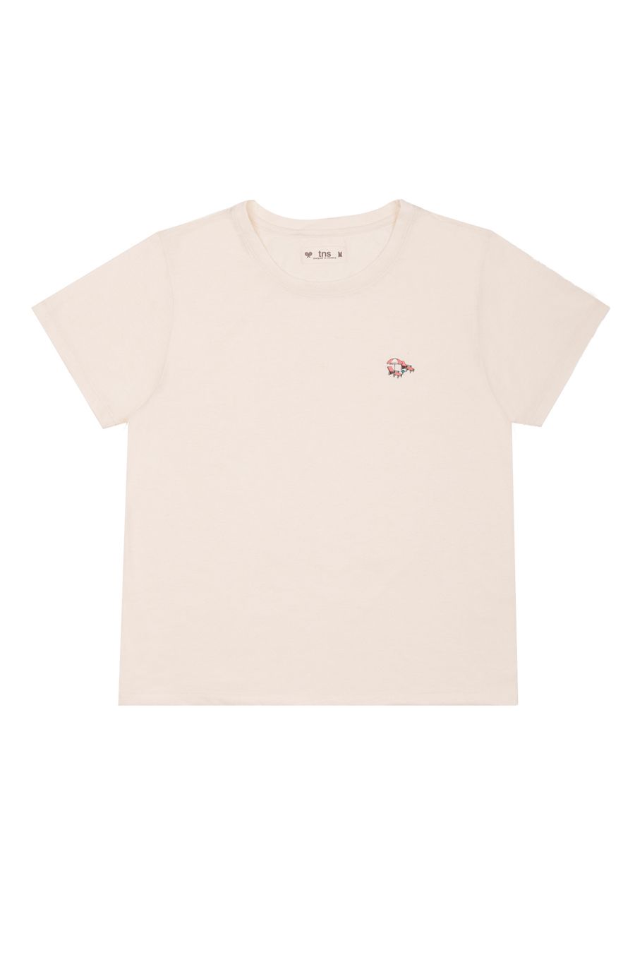 Camiseta con estampado frontal para mujer