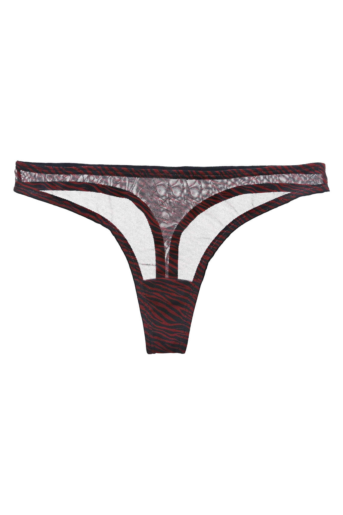 Panty rojo tipo tanga para mujer