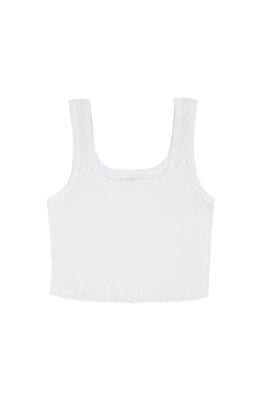 Camiseta blanca manga sisa para mujer